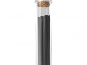 glass phial with graphite 3D Model
