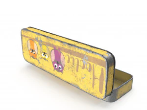 3d hd pencil case model 3D Model
