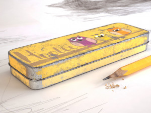 3d hd pencil case model Modèle 3D
