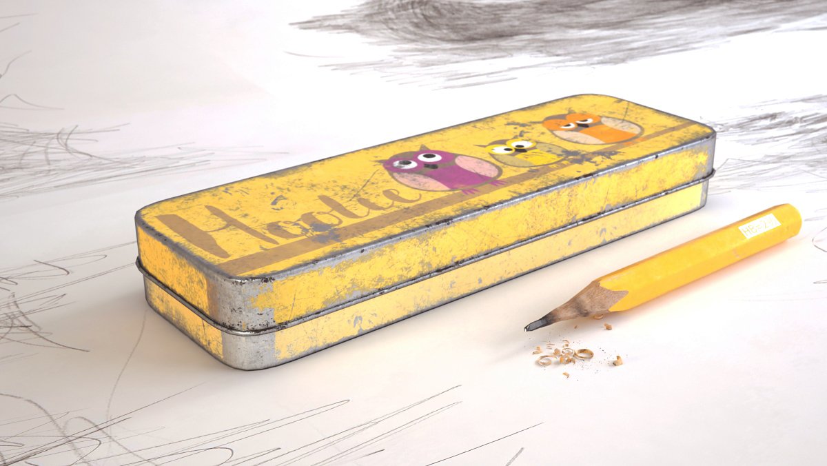 Pencil case dad sad
