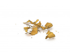 hd pencil chips shavings 3D 模型
