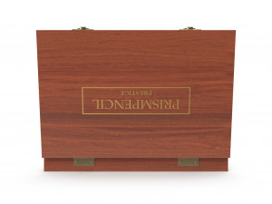 wooden color pencil box model Model 3D