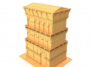 apartment house 162 model 3D Model