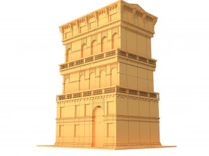 apartment house 162 model 3D Model