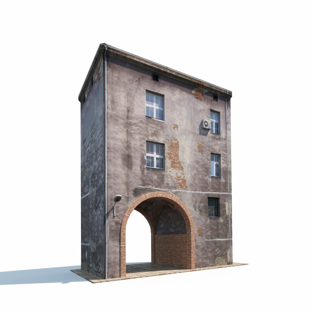 apartment house 163 model 3D Model .c4d .max .obj .3ds .fbx .stl .blend 