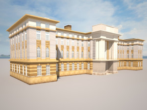 neoclassical building 164 3Dモデル