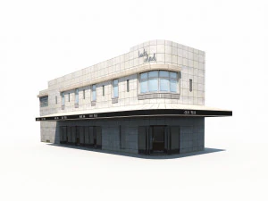 dinner house 165 low poly 3D Model