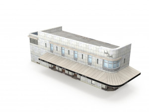 dinner house 165 low poly 3D Модель