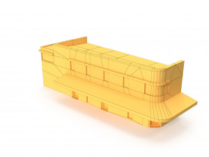 dinner house 165 low poly 3D Модель
