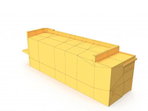 dinner house 165 low poly 3D Model