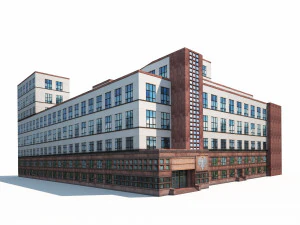 офісна будівля 170 моделі 3D Модель