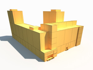 office building 170 model 3D Модель