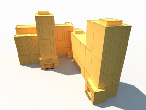 office building 170 model 3D Модель
