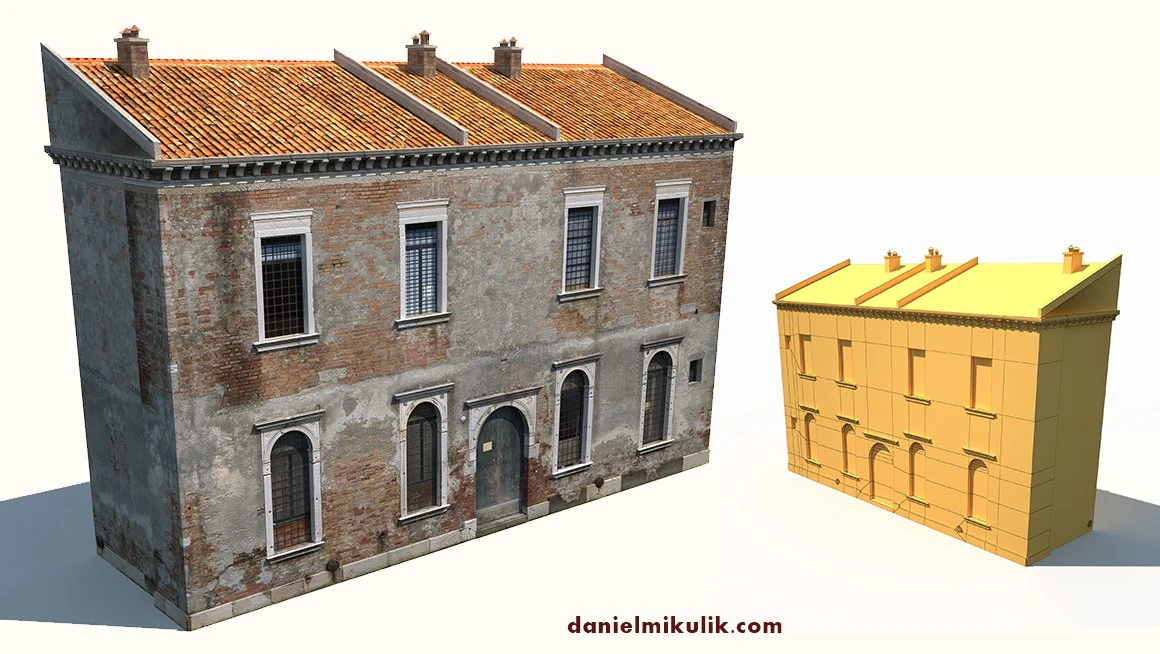 apartment house 172 3D Model .c4d .max .obj .3ds .fbx .stl .blend 