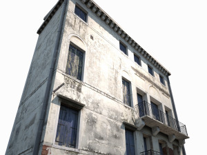 apartment house 173 low poly 3D 모델