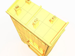 apartment house 173 low poly 3D 모델