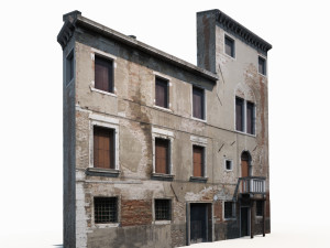 building facade 174 low poly 3D Модель