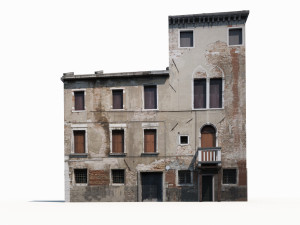 building facade 174 low poly 3D Model