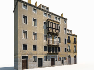 building facade 175 low poly 3D 模型