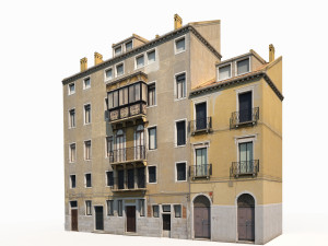building facade 175 low poly 3D 模型