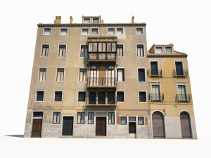 building facade 175 low poly 3D 模型