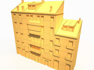 building facade 175 low poly 3D 模型