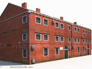 building facade 176 low poly 3D 모델