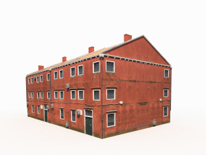 building facade 176 low poly 3D Модель