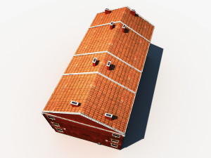 building facade 176 low poly 3D Модель
