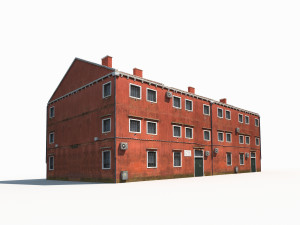 building facade 176 low poly 3D Модель