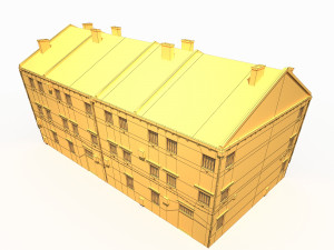 building facade 176 low poly 3D Модель