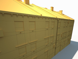building facade 176 low poly 3D Модель