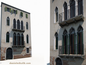 building facade 177 low poly 3d Modello 3D