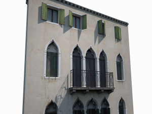 building facade 177 low poly 3d Modelo 3D