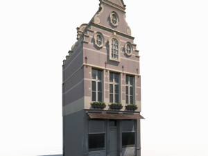 building facade 183 low poly 3D Model