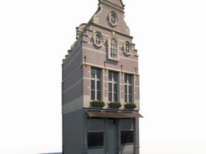 building facade 183 low poly 3D Model