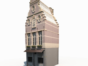 building facade 183 low poly 3D Model