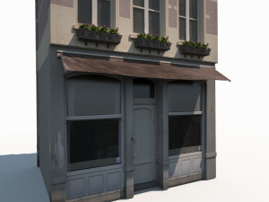 building facade 183 low poly 3D Model