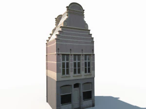 building facade 183 low poly 3D Model