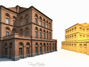 building facade 184 low poly 3D Model