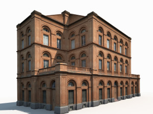 building facade 184 low poly 3D Model