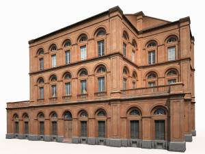 building facade 184 low poly 3D Model