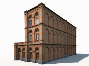 building facade 184 low poly 3D Model