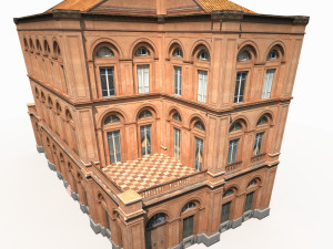 building facade 184 low poly 3D Model