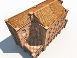 building facade 184 low poly 3D Model
