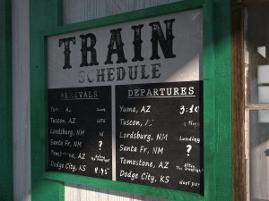 western train station low poly 3D Model