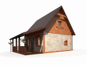 modelo de casa de verano Modelo 3D