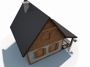 modelo de casa de verano Modelo 3D