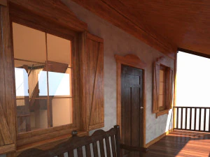 modelo de casa de verano Modelo 3D