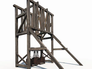 old mine construction 3D Model